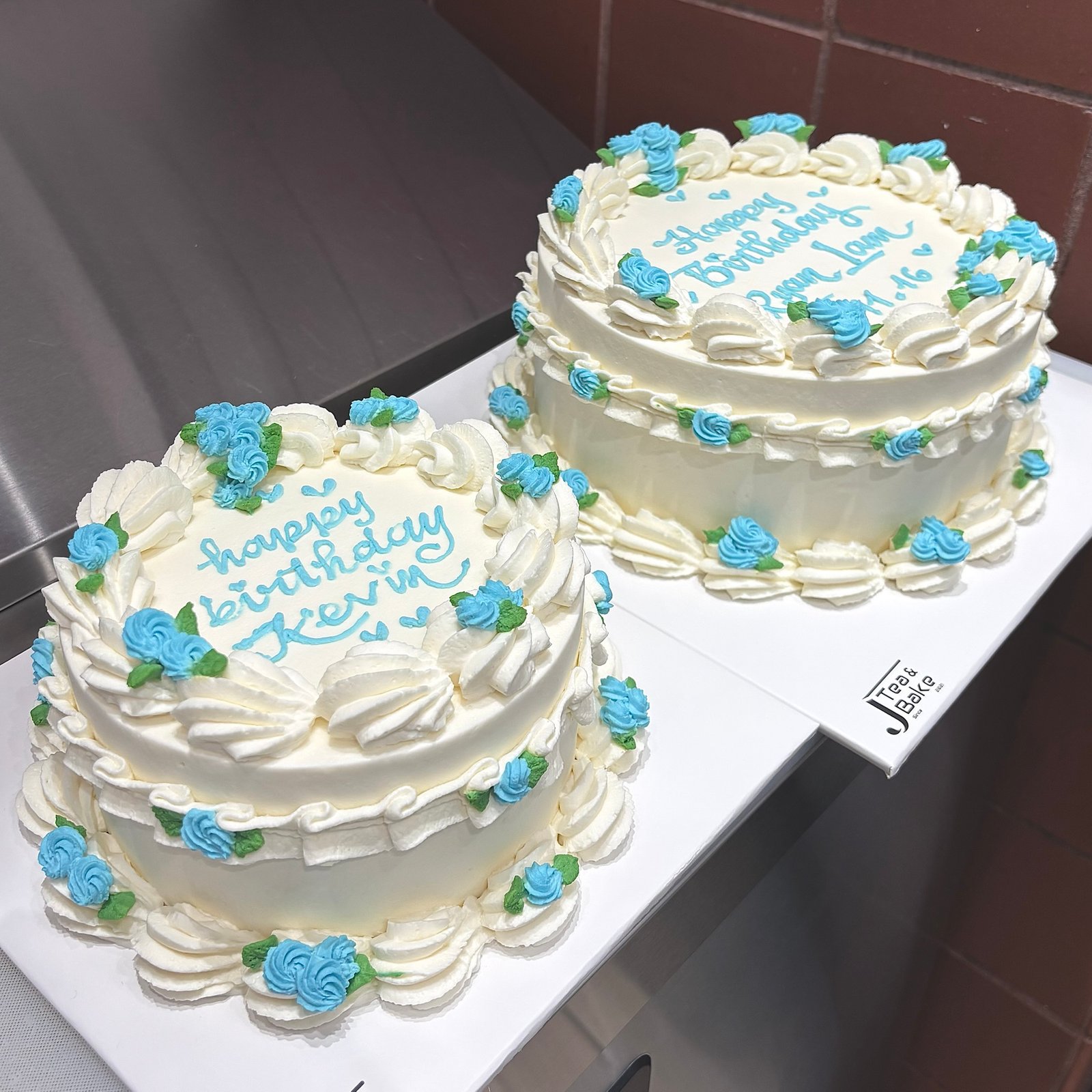 6-inch left / 8-inch right