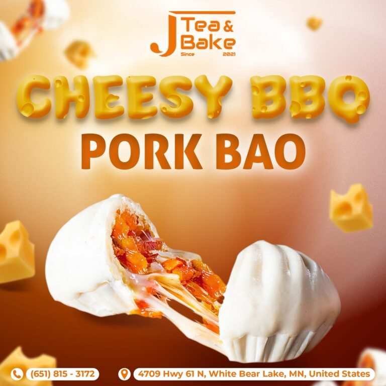 cheesy BBQ Pork Bao
